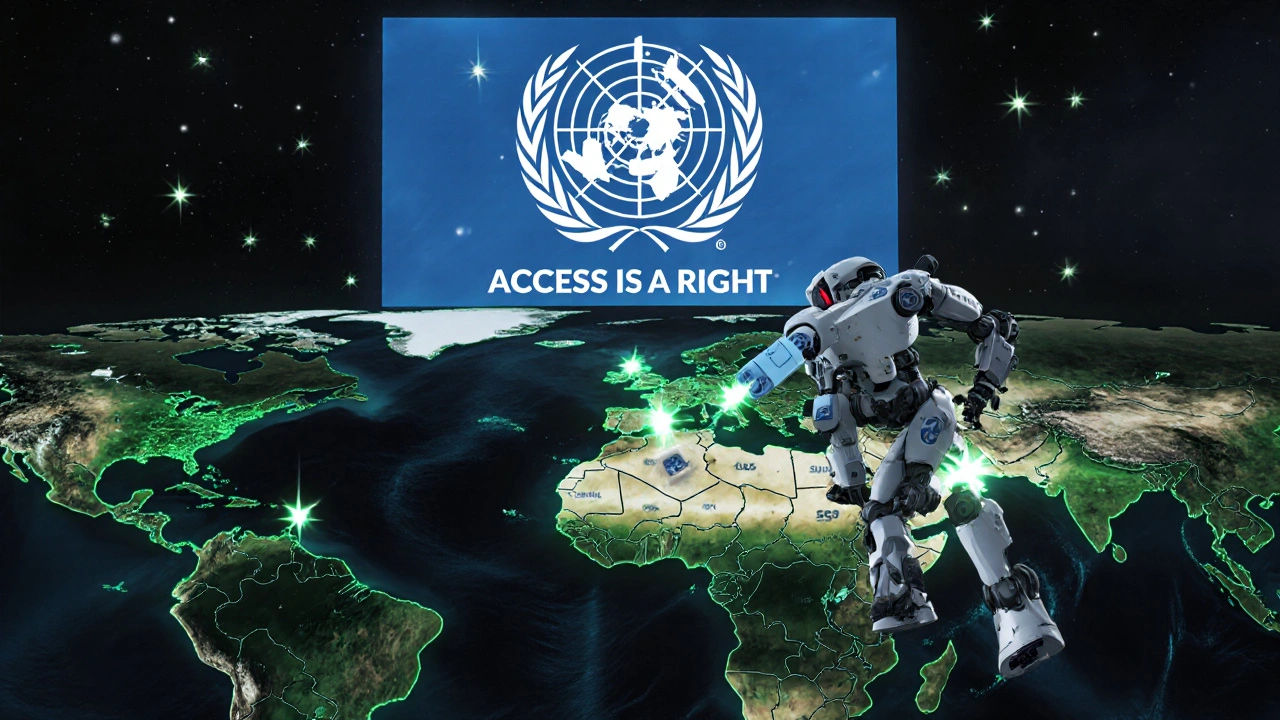 A small robot brings affordable HIV treatment to a remote region, breaking chains of cost inequality.