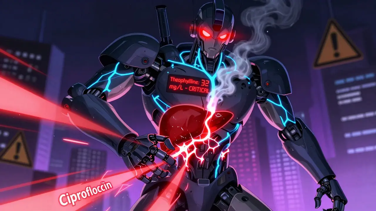 Ciprofloxacin and Theophylline: Understanding the Dangerous Drug Interaction